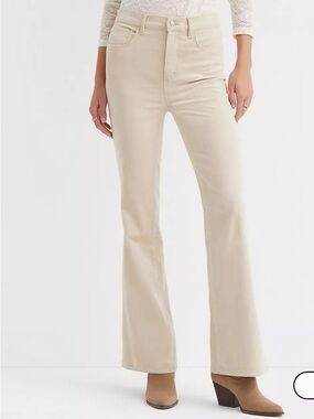 LOFT corduroy pants ivory size 12